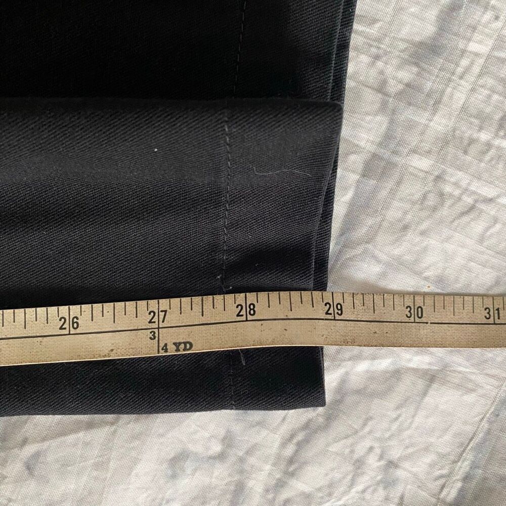 George 42x30 men corton blend pull on chino pants black - Picture 10 of 11